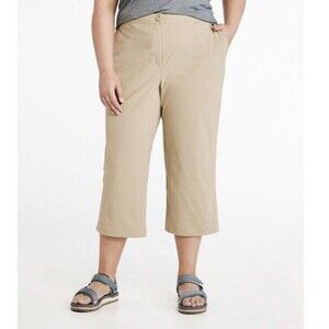 L.L. Bean Women's Comfort Trail Pants Size 18 Mid-Rise Straight-Leg Outdoor
